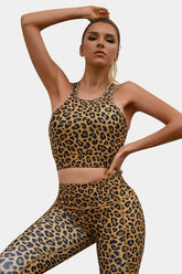 Vutru Animal Leopard Support Sports Bra VUTRU